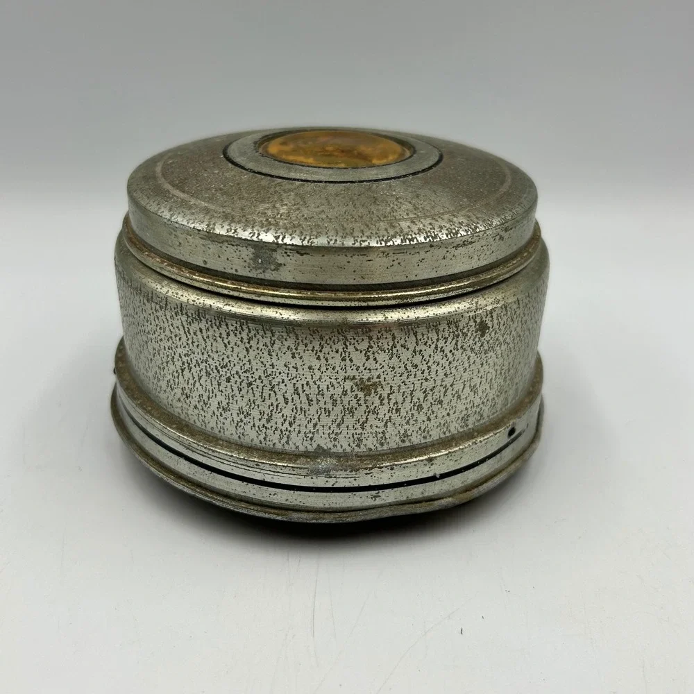 Unbranded Music Box Silver Gold Unisex OS Classical Scene Inset Vintage Fair